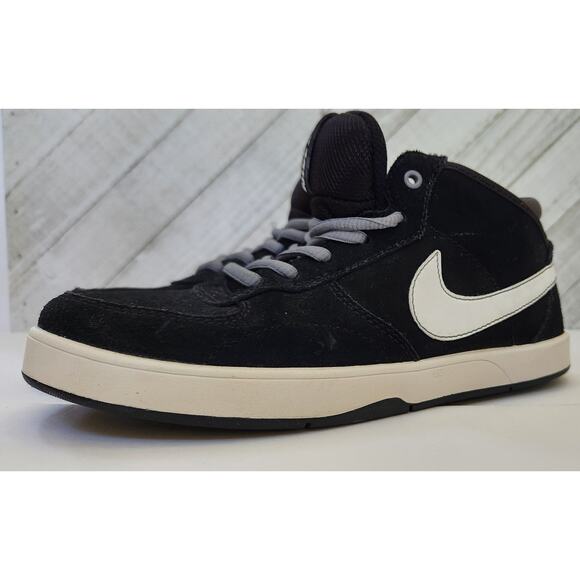 Nike SB Mavrk Mid 3 GS Black Suede Sneakers Boys Size 4.5- Nike Skate Board - Picture 6 of 8